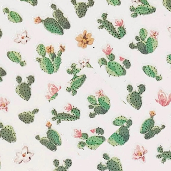 Cactus Nail Stickers - Picture 2 of 2